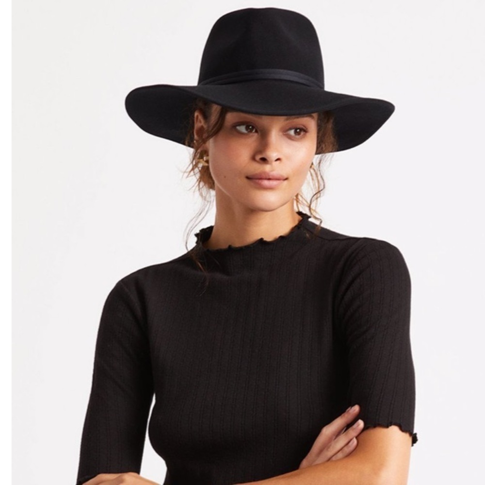 Brixton- Joanna Packable Wool Felt Hat​​​​​​